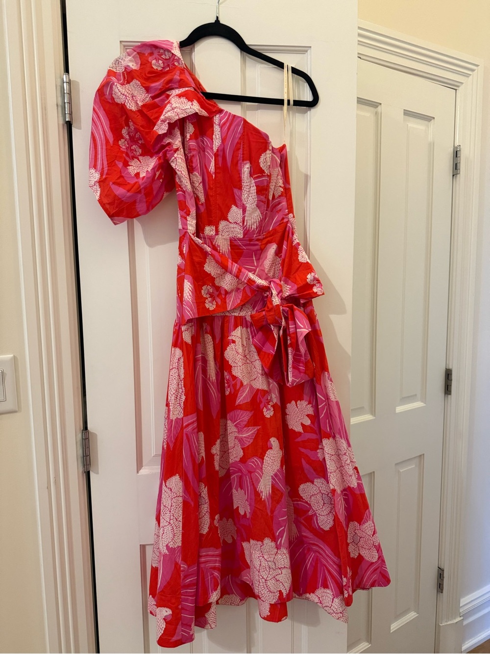 FARM Rio x Anthropologie Gracia Wrap Maxi Dress – Floral & Bird Print – Size XS